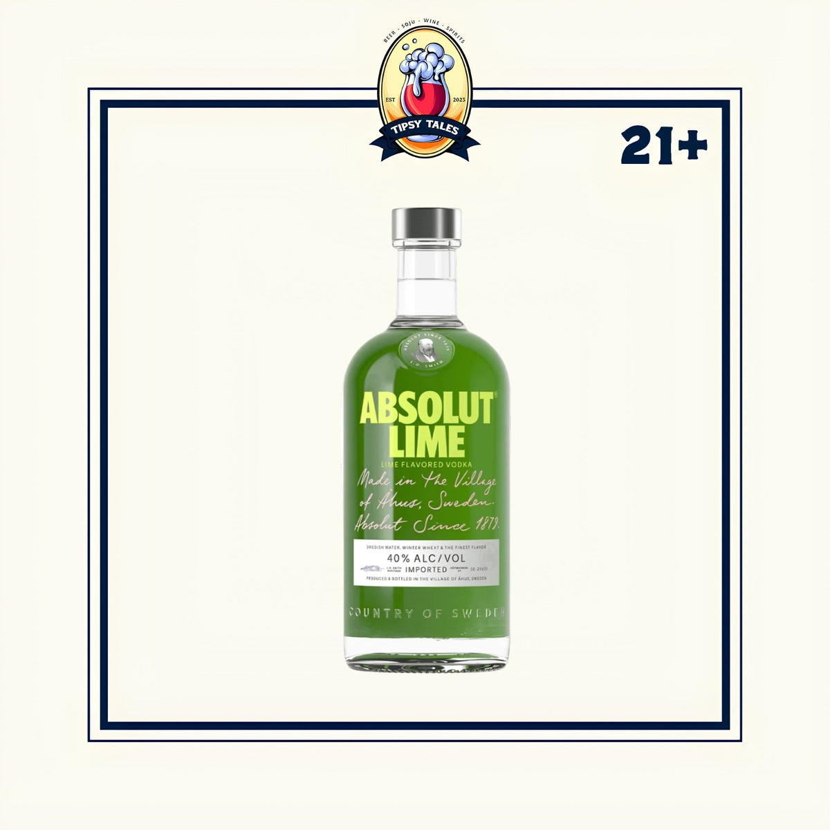 Absolut Lime Flavored Vodka 700ml 1