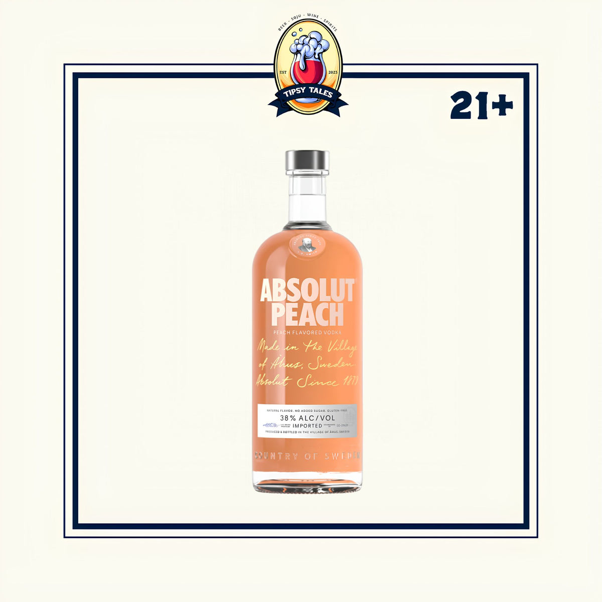 Absolut Peach Flavored Vodka 700ml 1