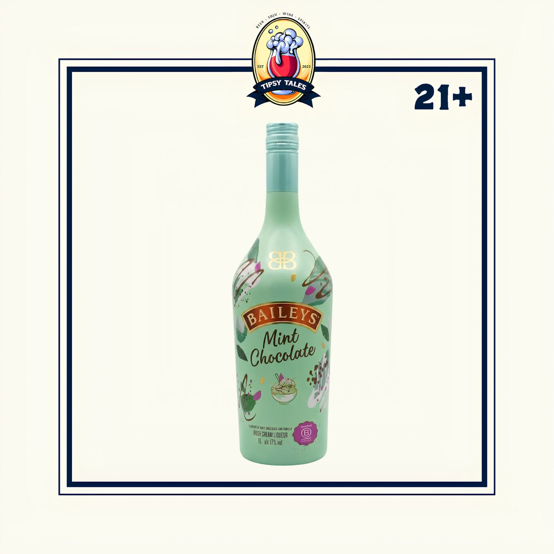 Baileys Mint Chocolate Irish Cream Liqueur 1000ml 1