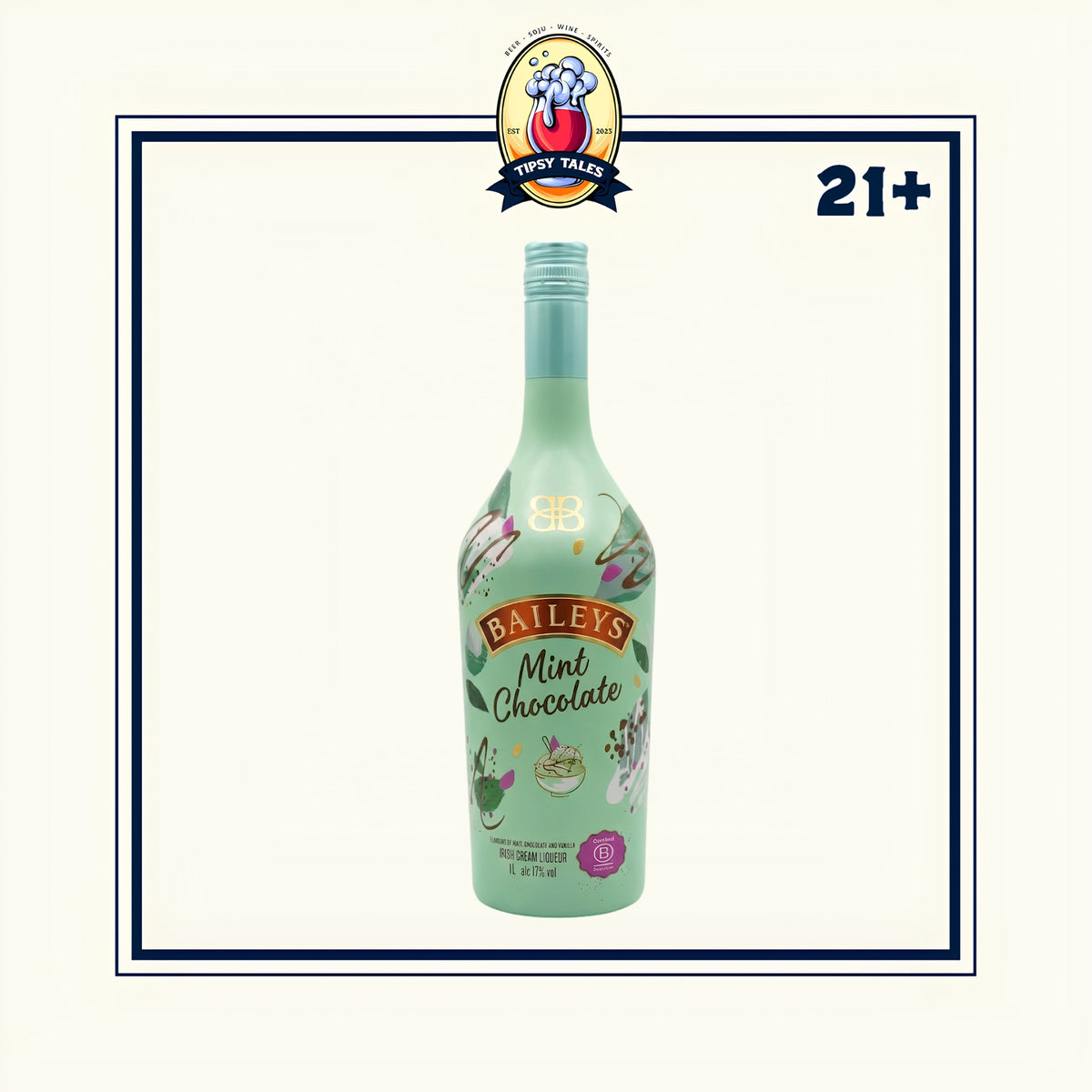 Baileys Mint Chocolate Irish Cream Liqueur 1000ml 1