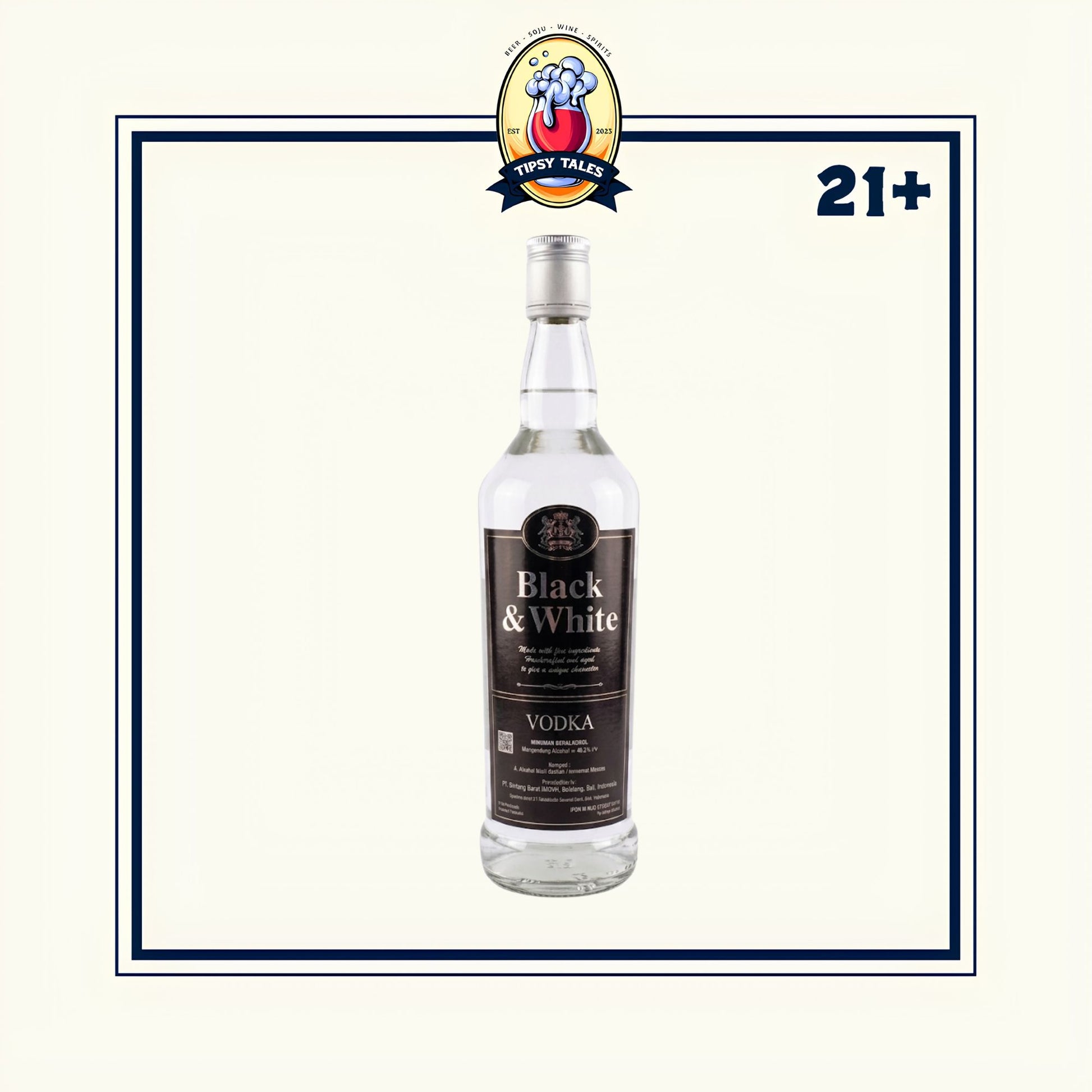 Black & White Vodka 650ml 1