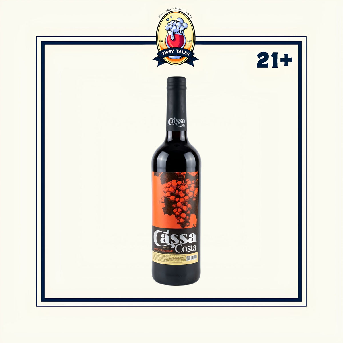 Cassa Costa Anggur Merah Liqueur 600ml 1