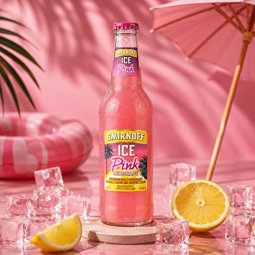Smirnoff Ice Pink Lemonade 275ml 1