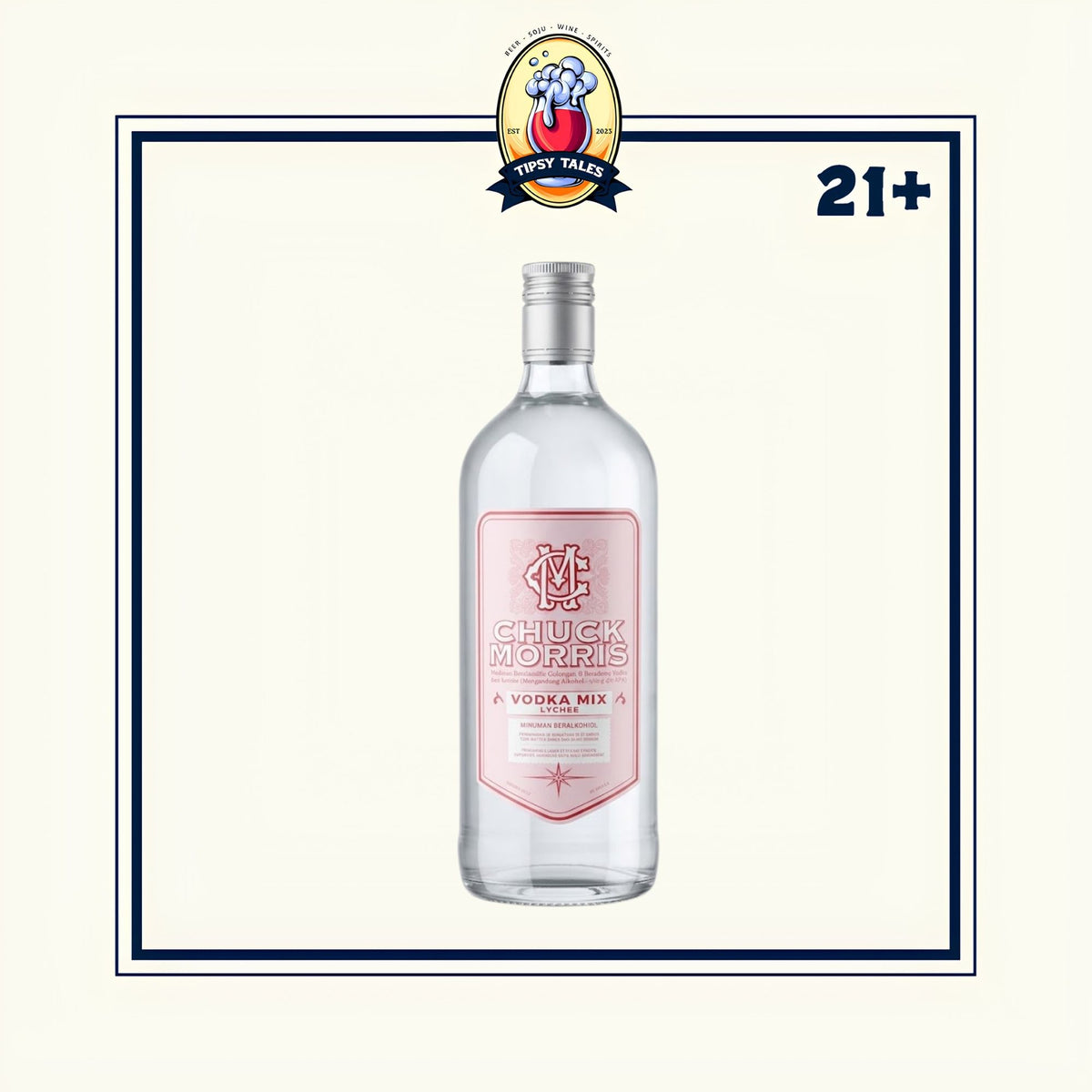Chuck Morris Vodka Mix Lychee 1000ml 1