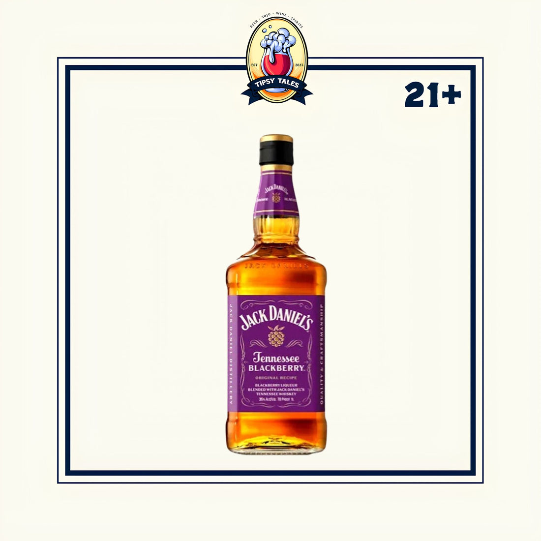 Jack D Tennessee Blackberry Whiskey 750ml 1