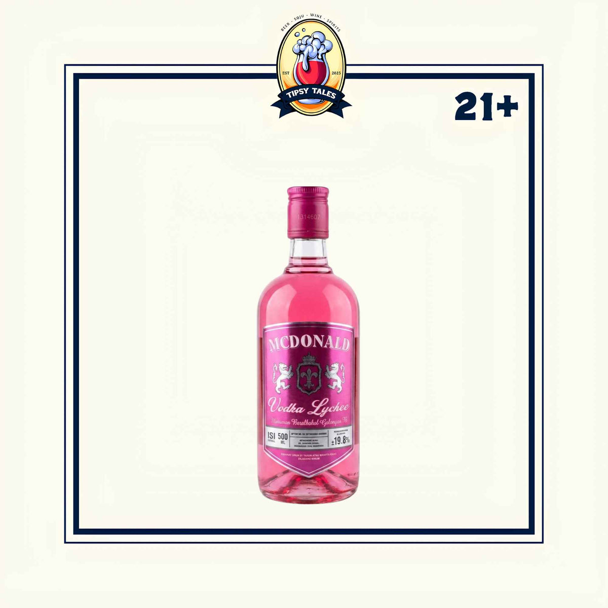 Mc Donald Vodka Blacktea 19,8%500ml 1