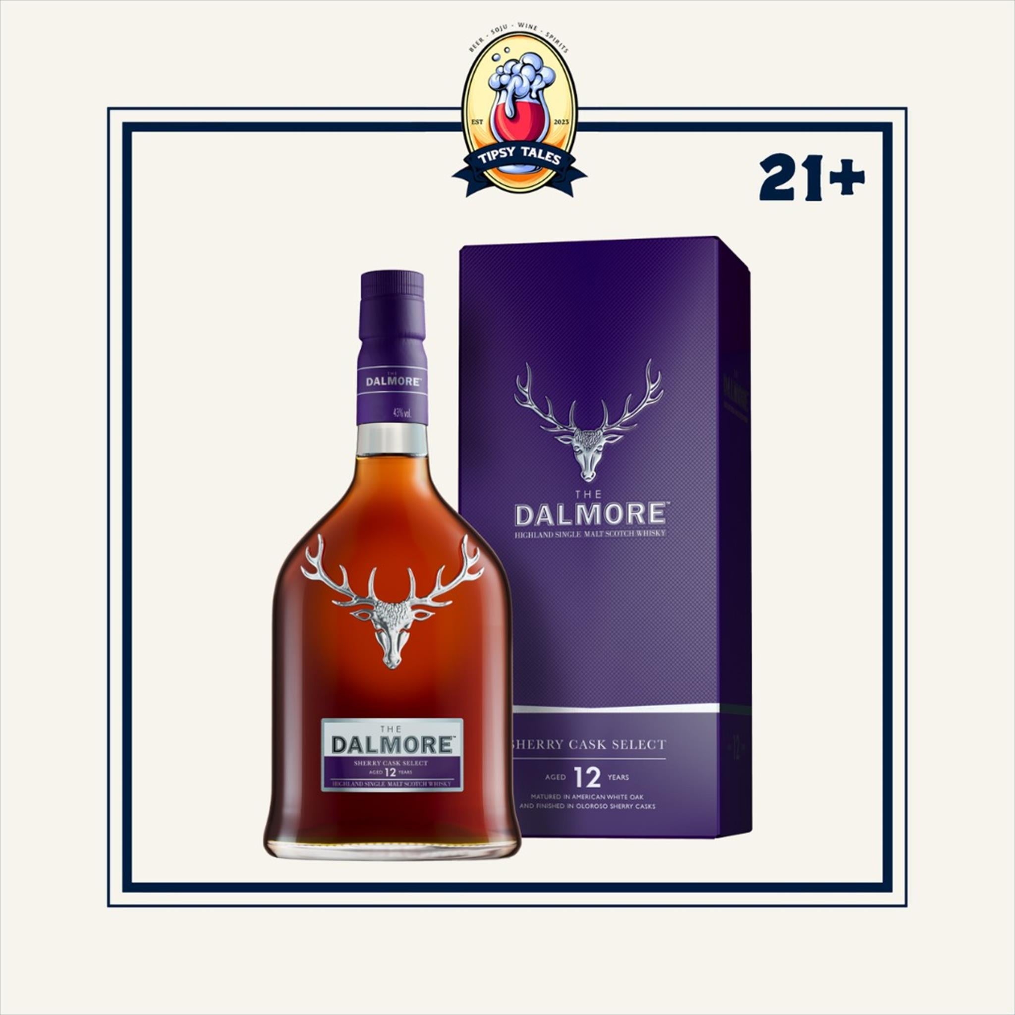 Dalmore 12 Years Sherry Cask Select 700ml – Tipsy Tales