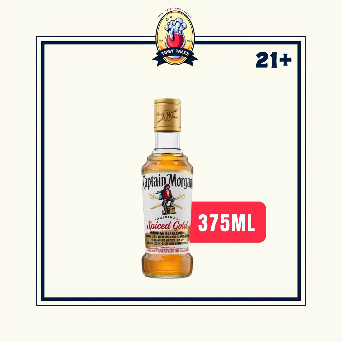 Captain Morgan Spiced Gold Rum 375ml 1