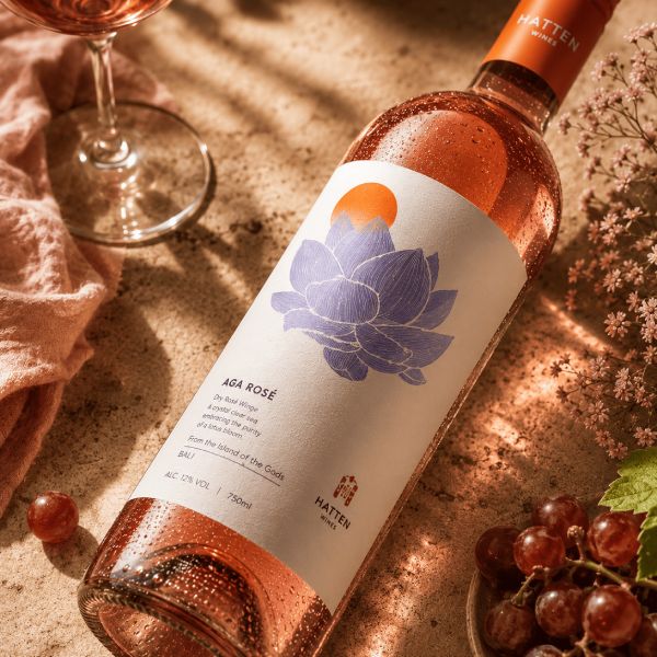 Hatten Aga Rose Wine 750ml 3