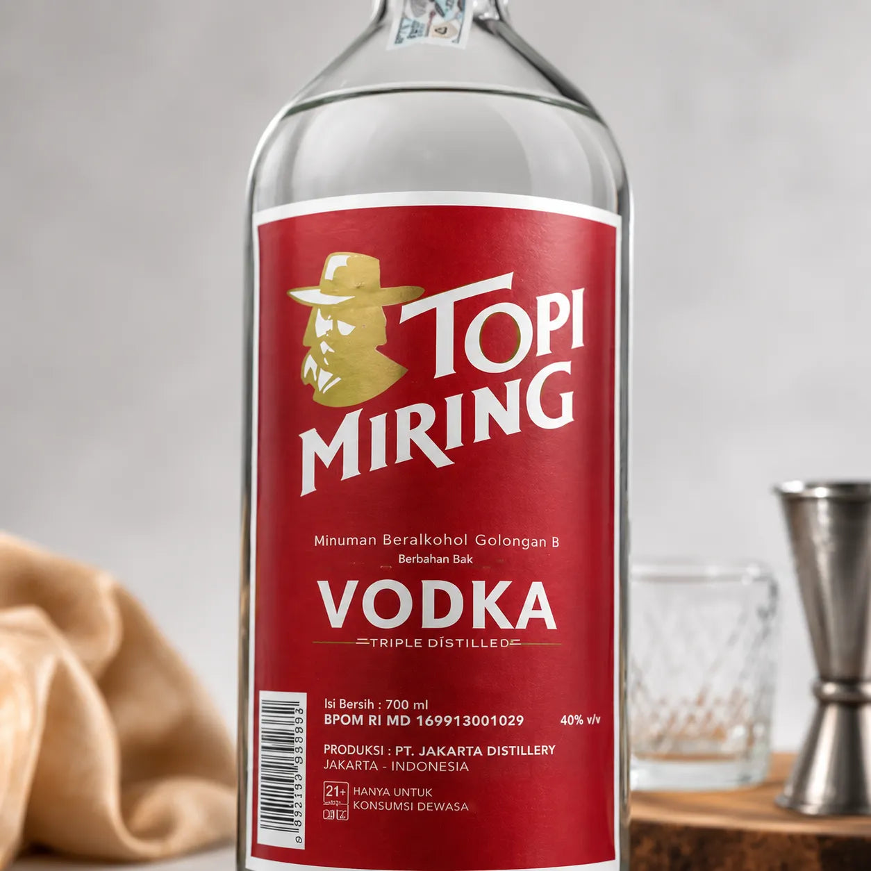 Topi Miring Vodka 1000ml 2